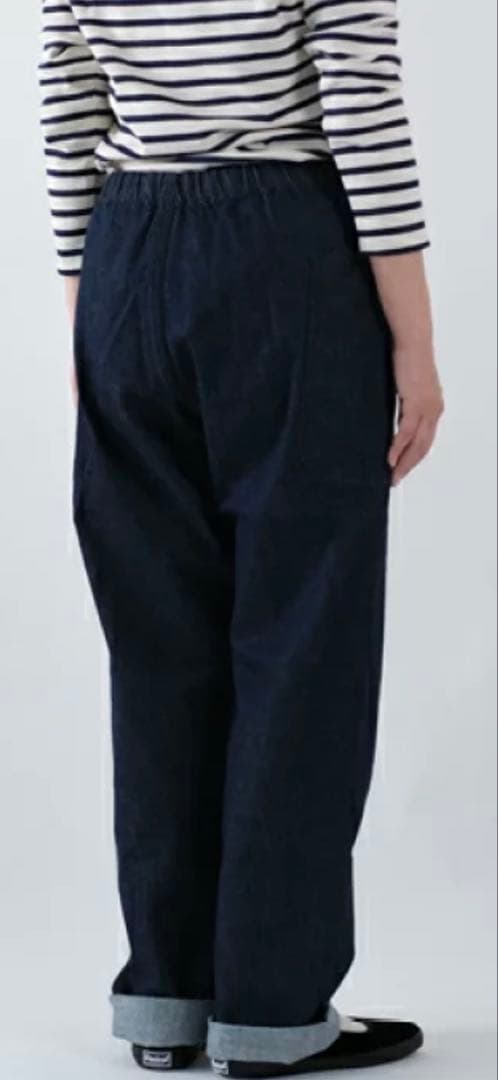 美品 ORCIVALオーシバルデニム イージーパンツ