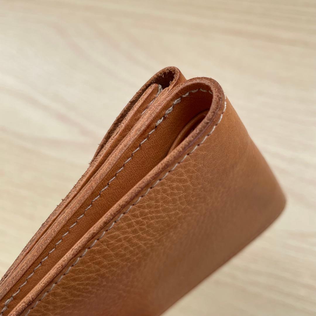 IL BISONTE イルビゾンテ 馬蹄型 二つ折り財布 ヌメ