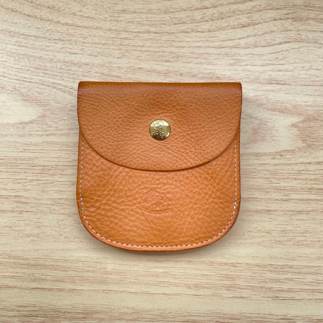 IL BISONTE イルビゾンテ 馬蹄型 二つ折り財布 ヌメ
