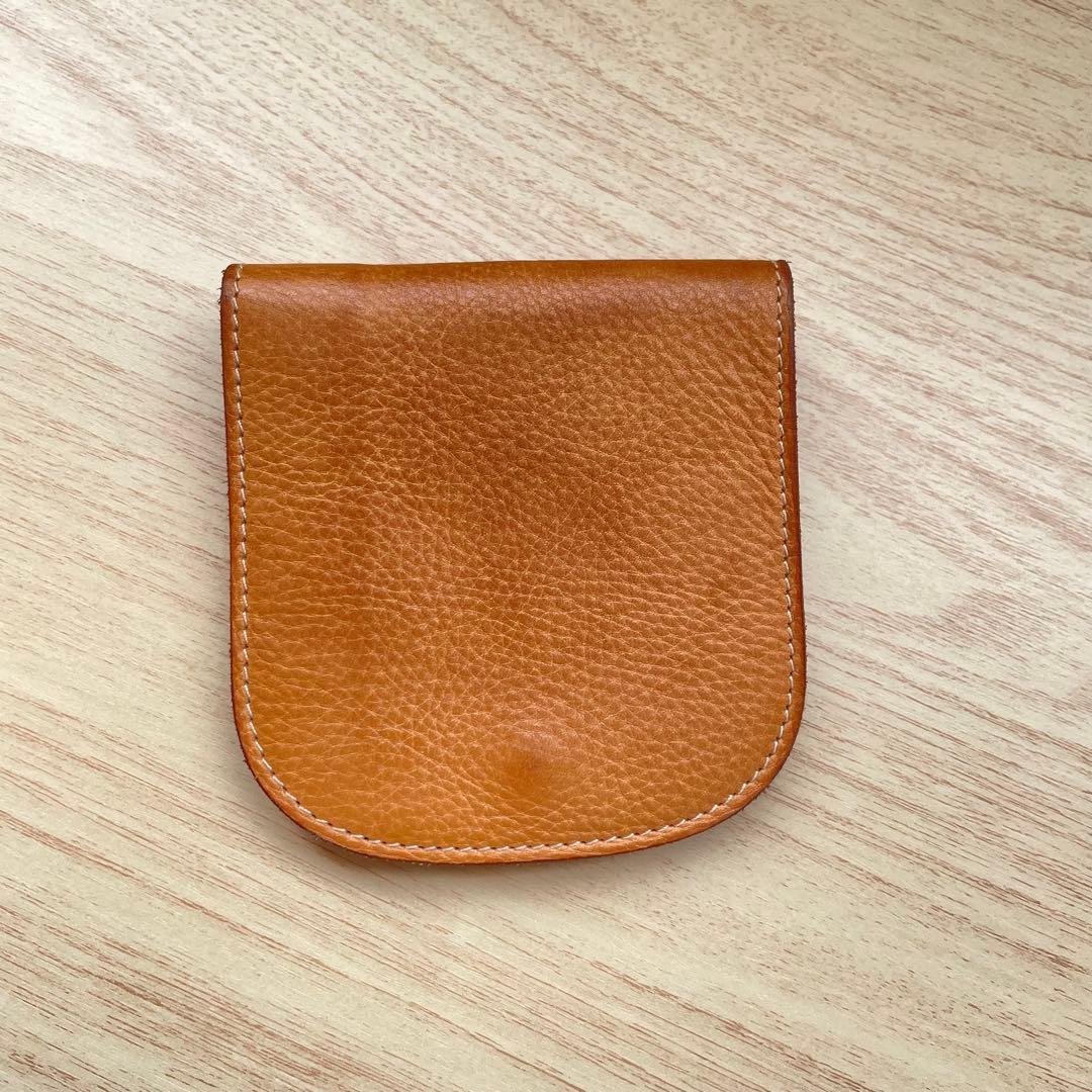 IL BISONTE イルビゾンテ 馬蹄型 二つ折り財布 ヌメ