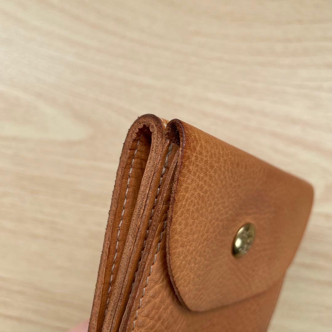 IL BISONTE イルビゾンテ 馬蹄型 二つ折り財布 ヌメ