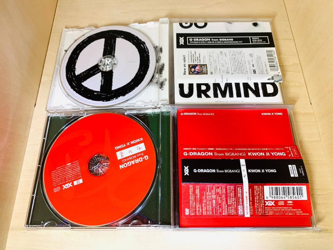 G-DRAGON CD アルバム 3枚 セット CD+DVD