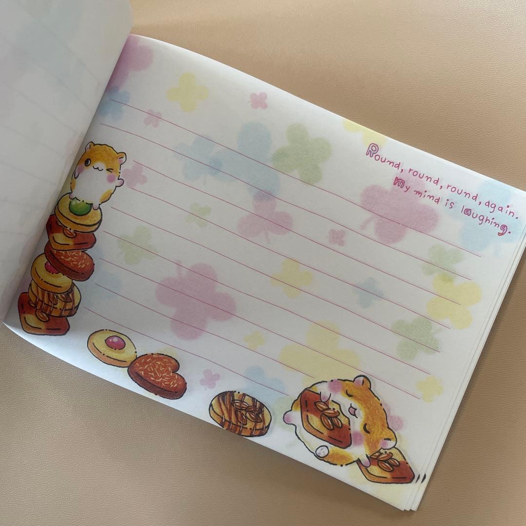 平成レトロ　メモ帳　コットンハムちゃん　うさちゃん　パンちゃん