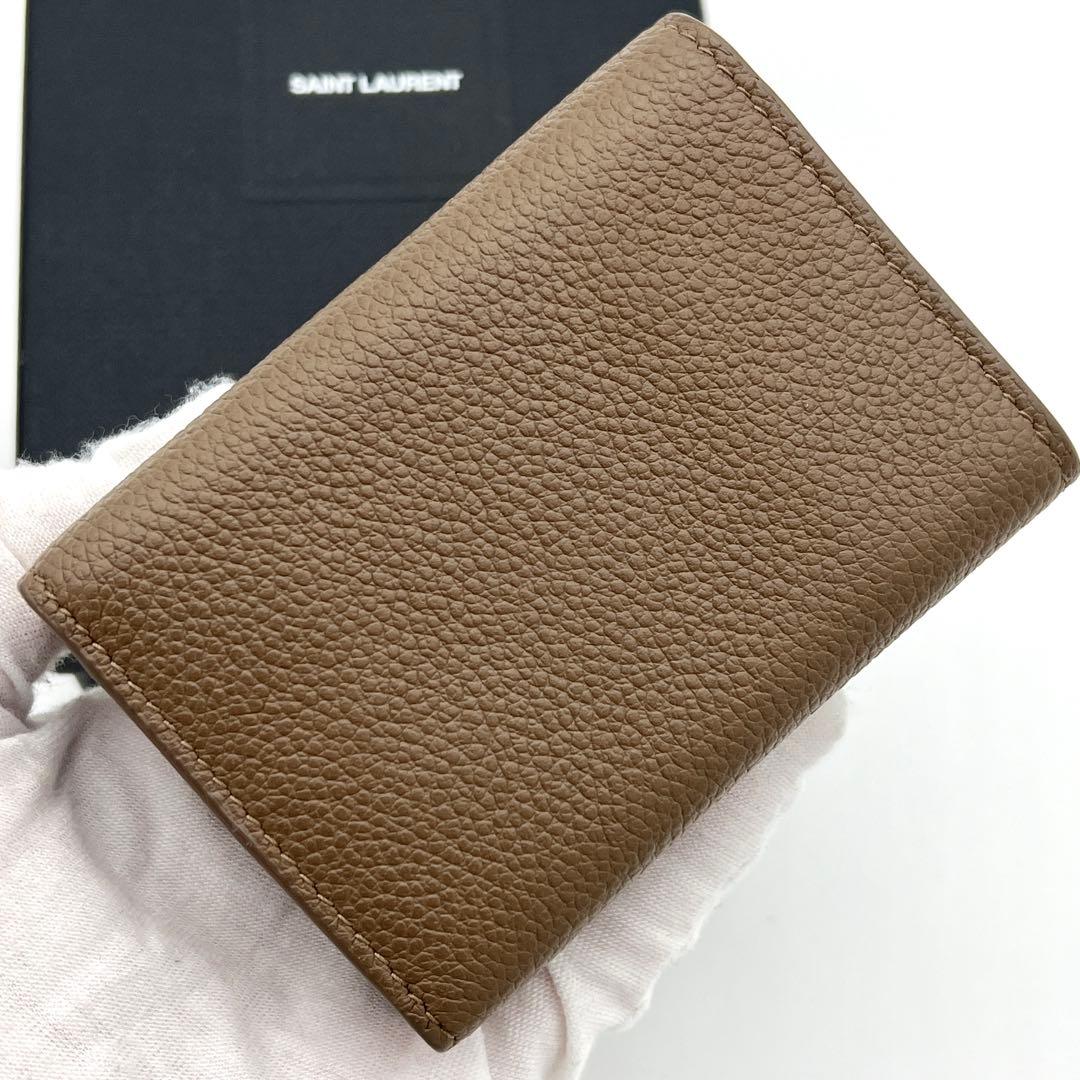 【極美品】サンローラン YSL オリガミ タイニー 三つ折り財布カサンドラ