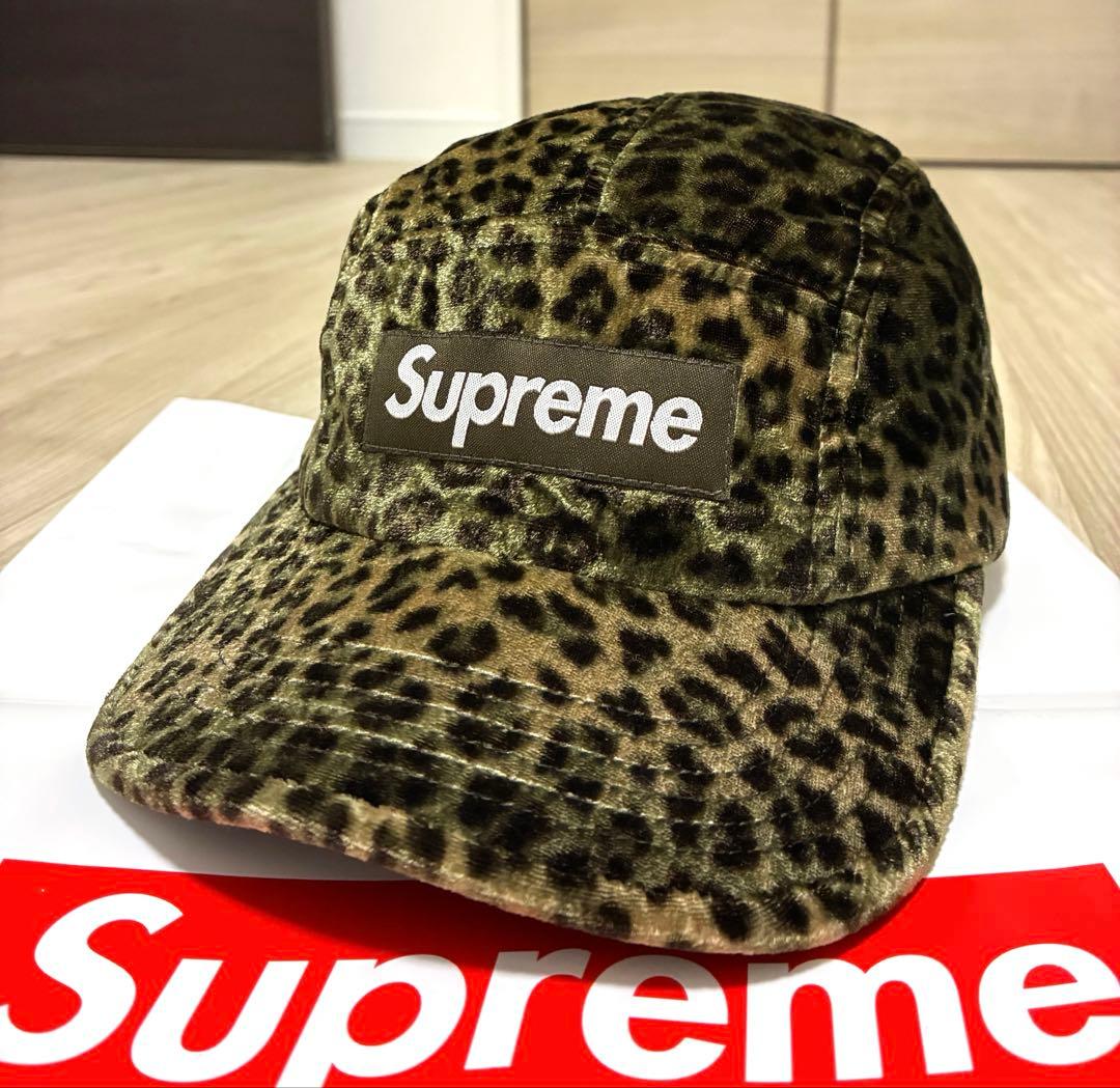 24時間以内発送 完売品 極美品 Leopard Velvet Camp Cap