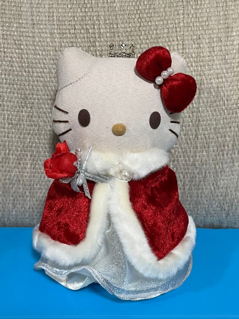 ハローキティぬいぐるみ ビンテージドールコレクション 赤青ゴールド緑　激レア品