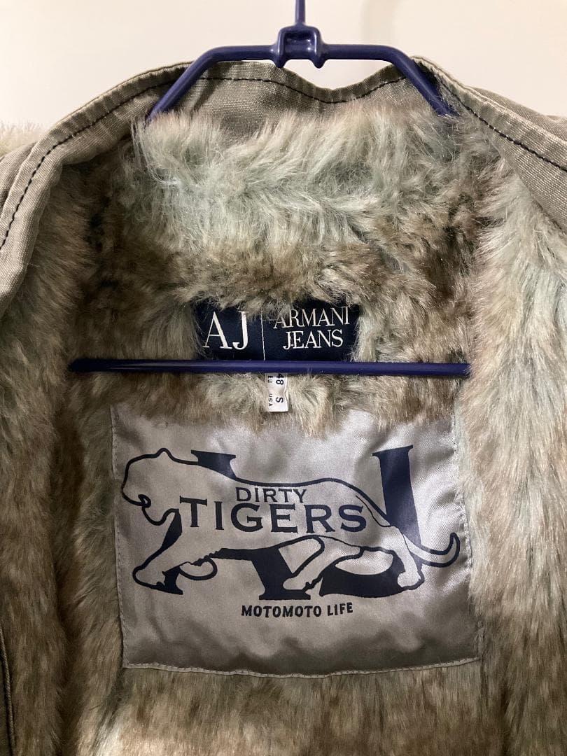 ARMANI JEANS アルマーニジーンズ モッズコート カーキ