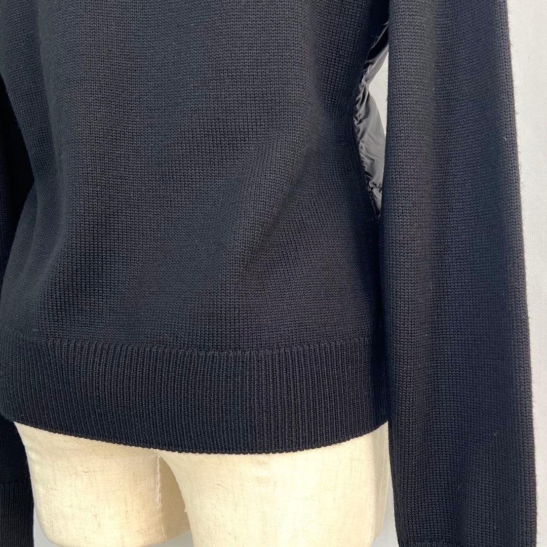 『未使用級』MONCLER CARDIGAN ニット切替 ダウンジャケット