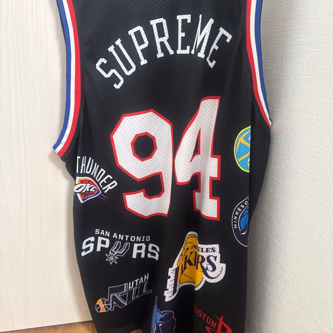 Supreme バスケットボールジャージ 2XL ブラック