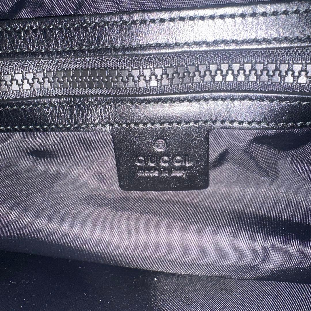 GUCCI テクノキャンバス　ダッフルバック　ボストンバック　シェリーライン　黒