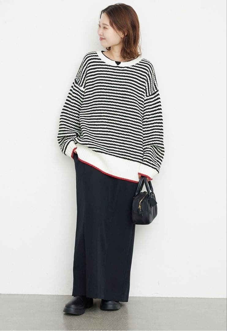 【新品•タグ付き】SLOBE IENA サテンIラインスカート