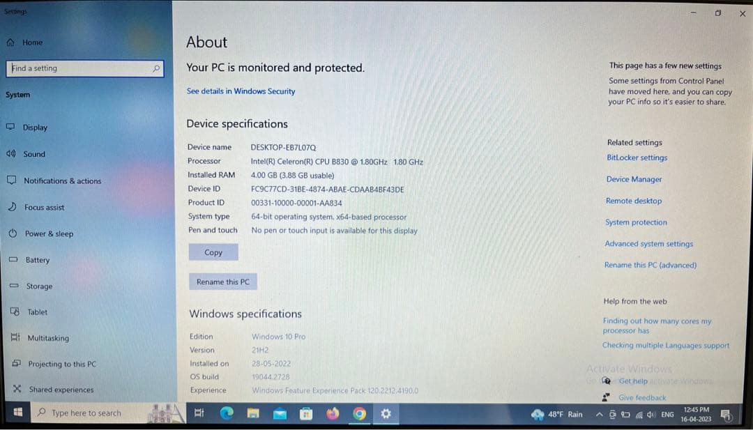 その他ノートPC本体 TOSHIBA dynabook Satellite B252/22G