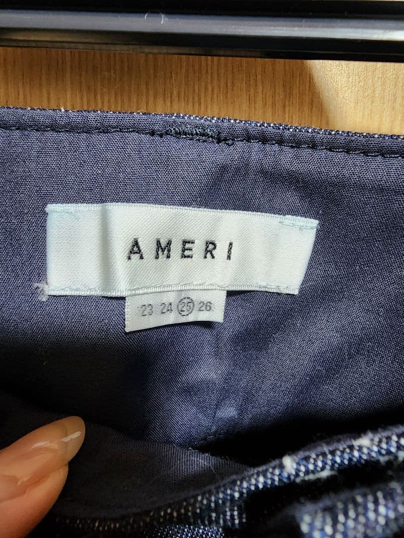 パンツ Ameri NEEDLE STRIPE DENIM PANTS