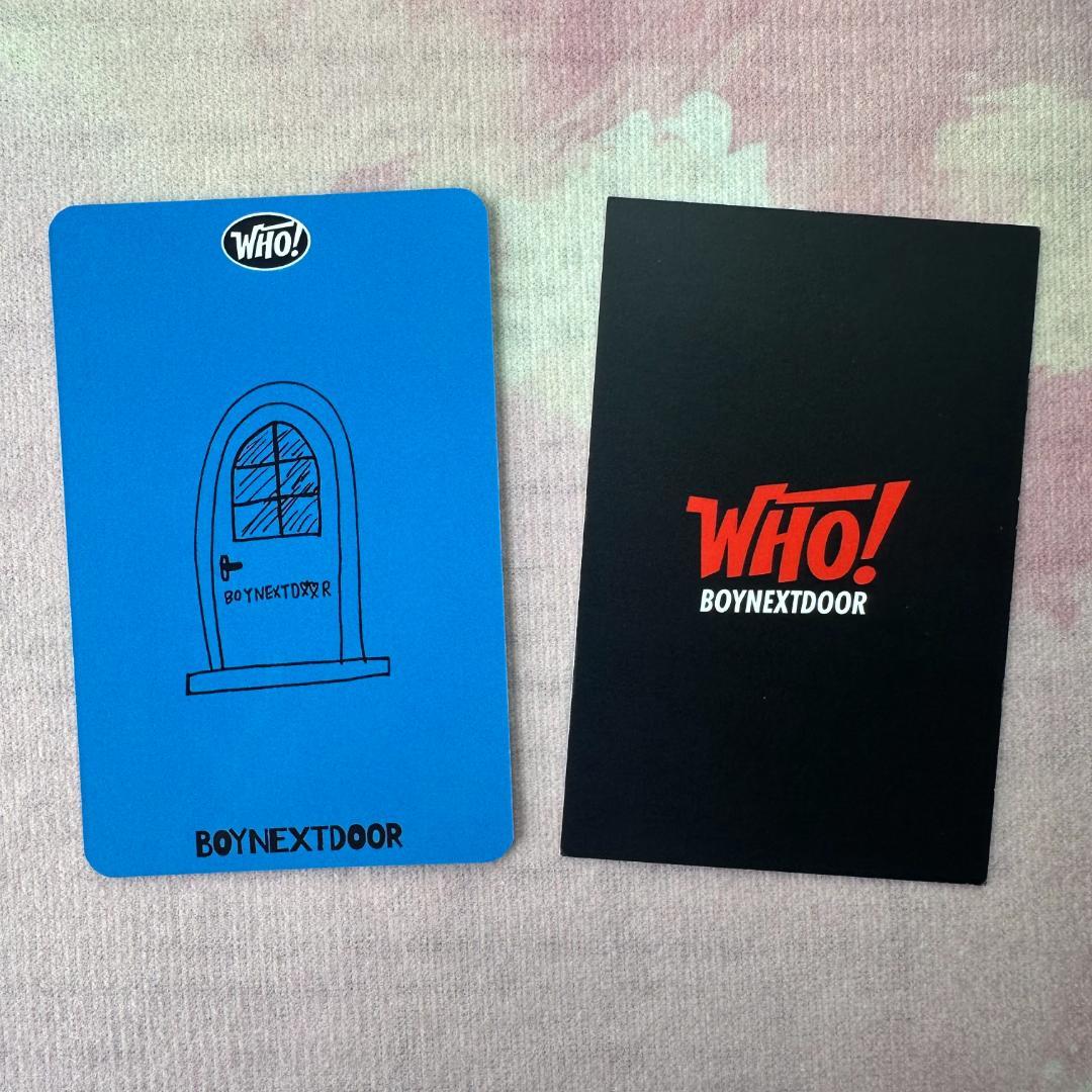 BOYNEXTDOOR ボネクド WHO！サノク トレカ テサン 2枚