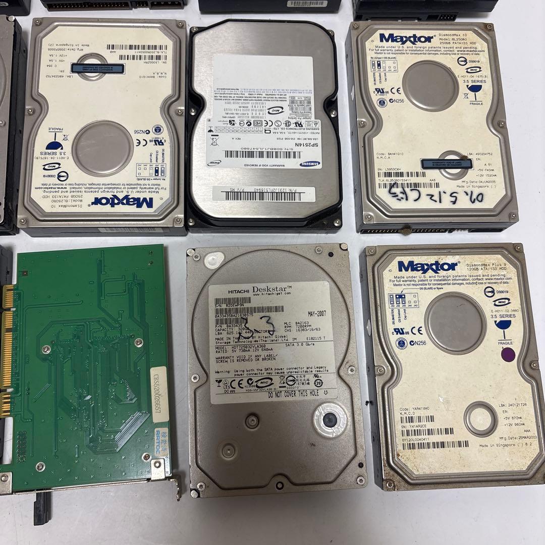 ソ*マ様 【現状品】複数のHDD 3.5インチ SATA 中古品 まとめ売り