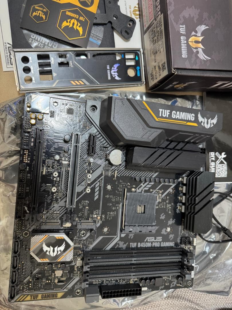 ASUS B450M-PRO GAMING マザーボード CPU クーラーセット