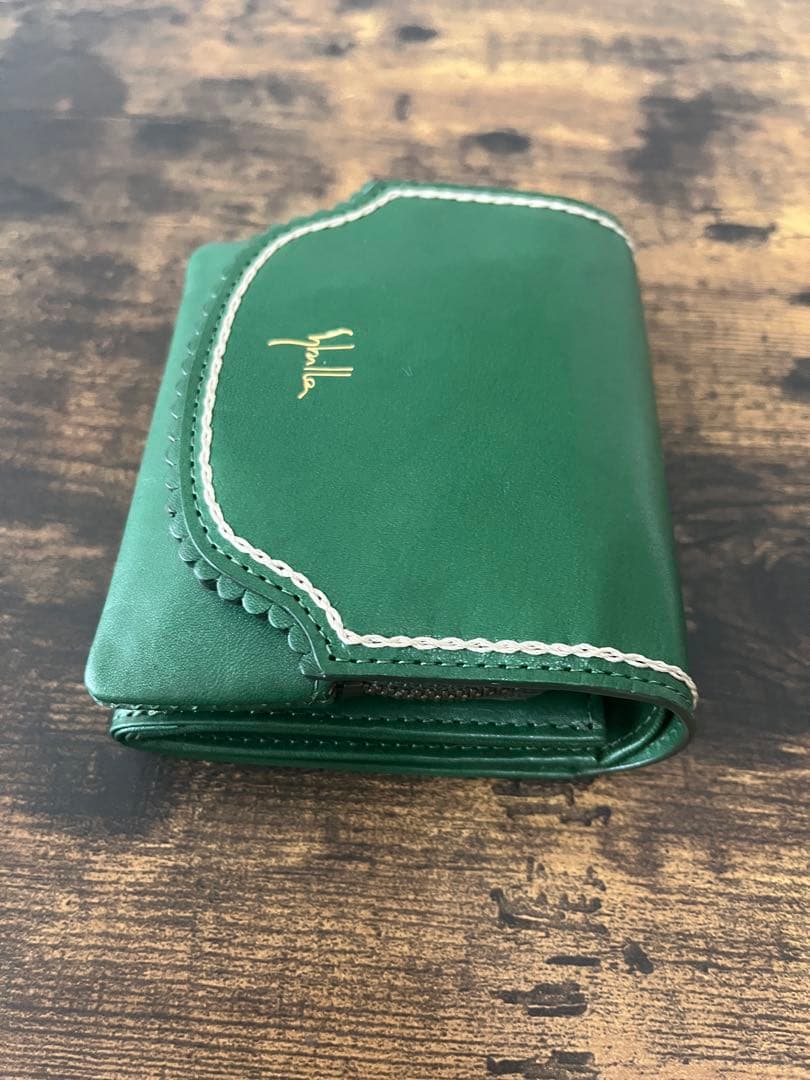 ☆新品未使用☆シビラ☆カデネータ☆二つ折り財布☆緑☆グリーン☆syibilla☆