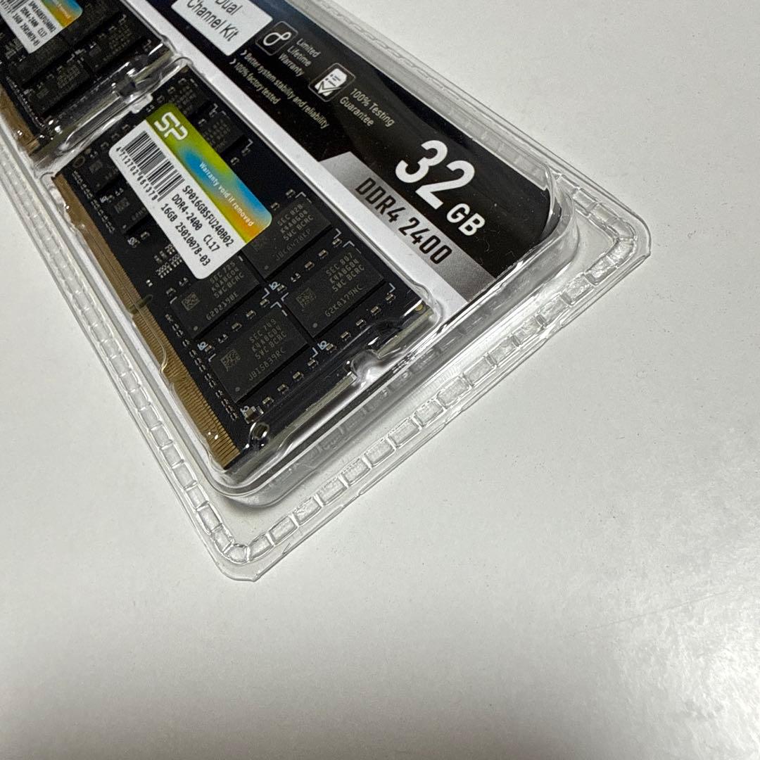シリコンパワー ノートPC用メモリDDR4-2400 16GB×2枚