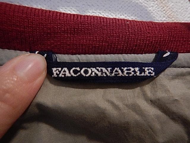 FACONNABLE ファソナブル　スイングトップ　オリーブグリーン riri
