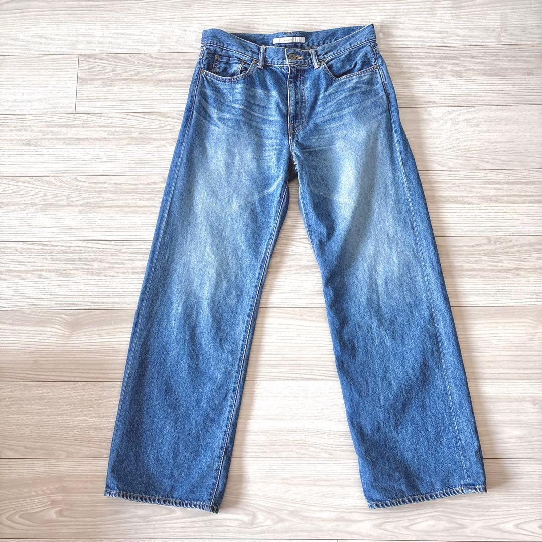 FRAMeWORK フレームワーク ストレートデニムパンツ 40 ブルー