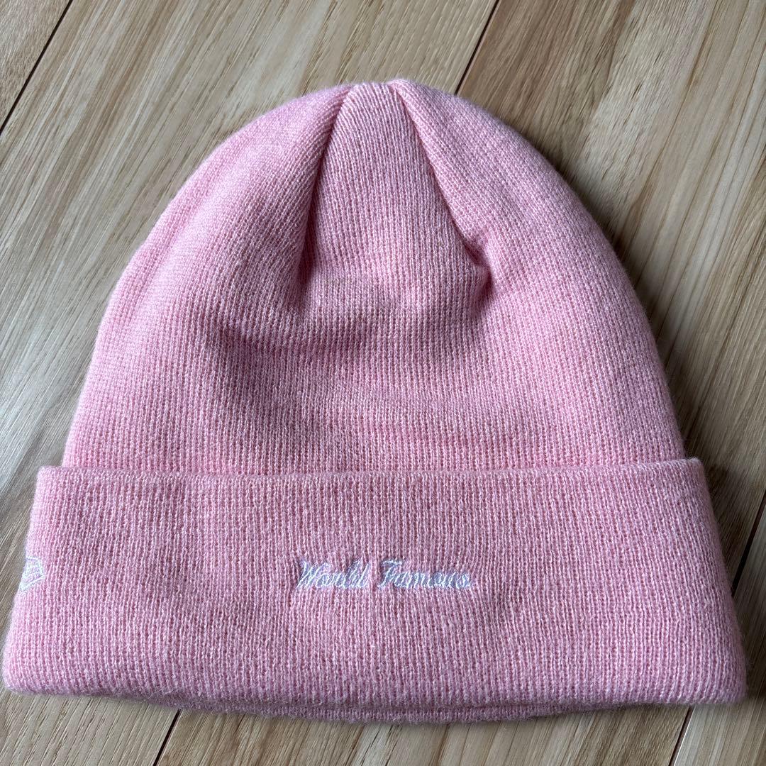 Supreme ピンク ビーニー