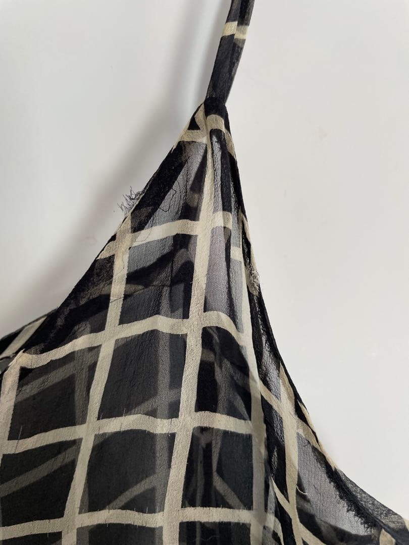 DRIES VAN NOTEN / チェック柄キャミソール