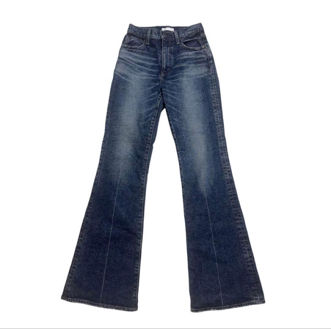 MOUSSY MVS D/BLU FLARE フレアデニム 26インチ