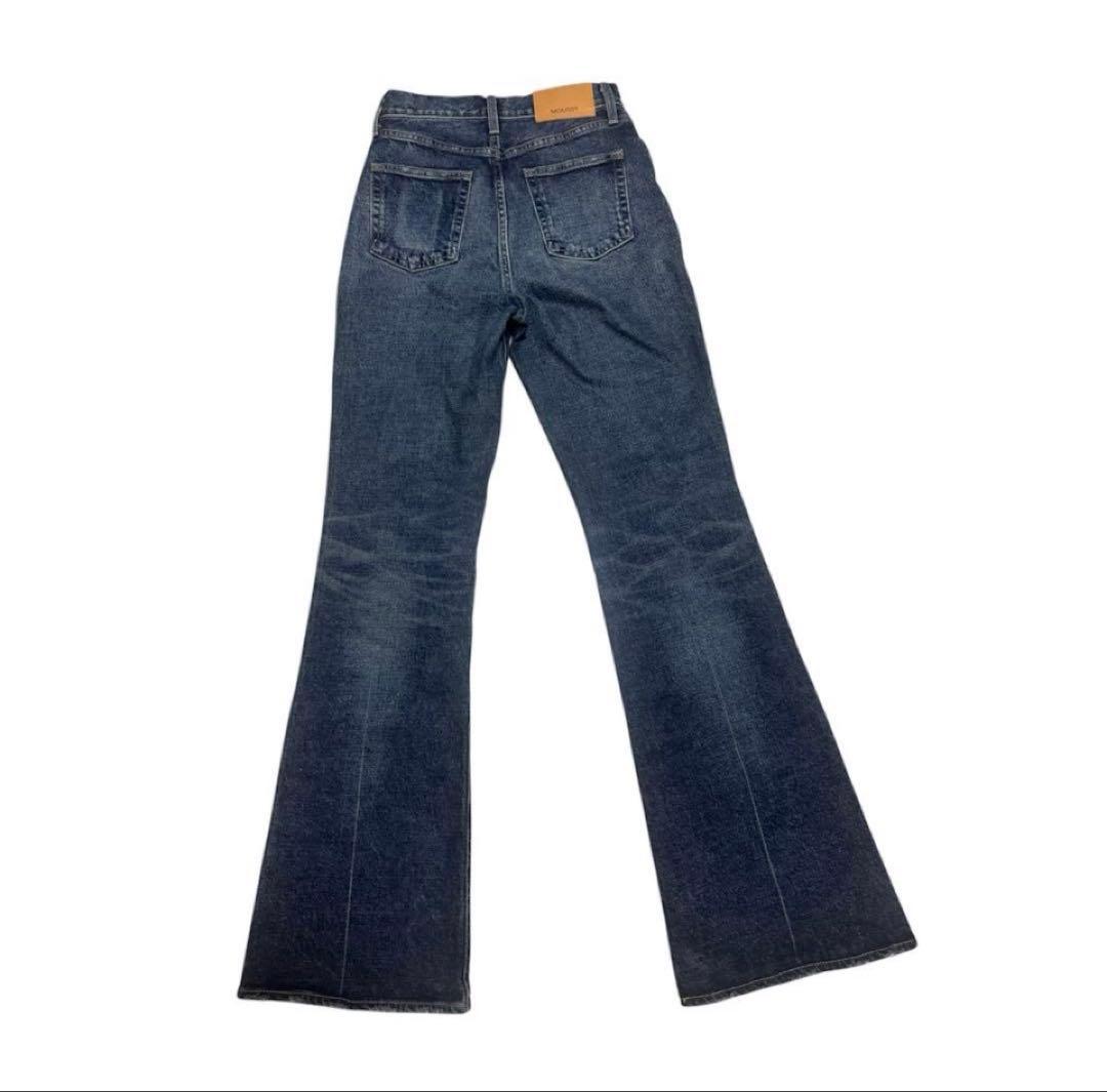 MOUSSY MVS D/BLU FLARE フレアデニム 26インチ