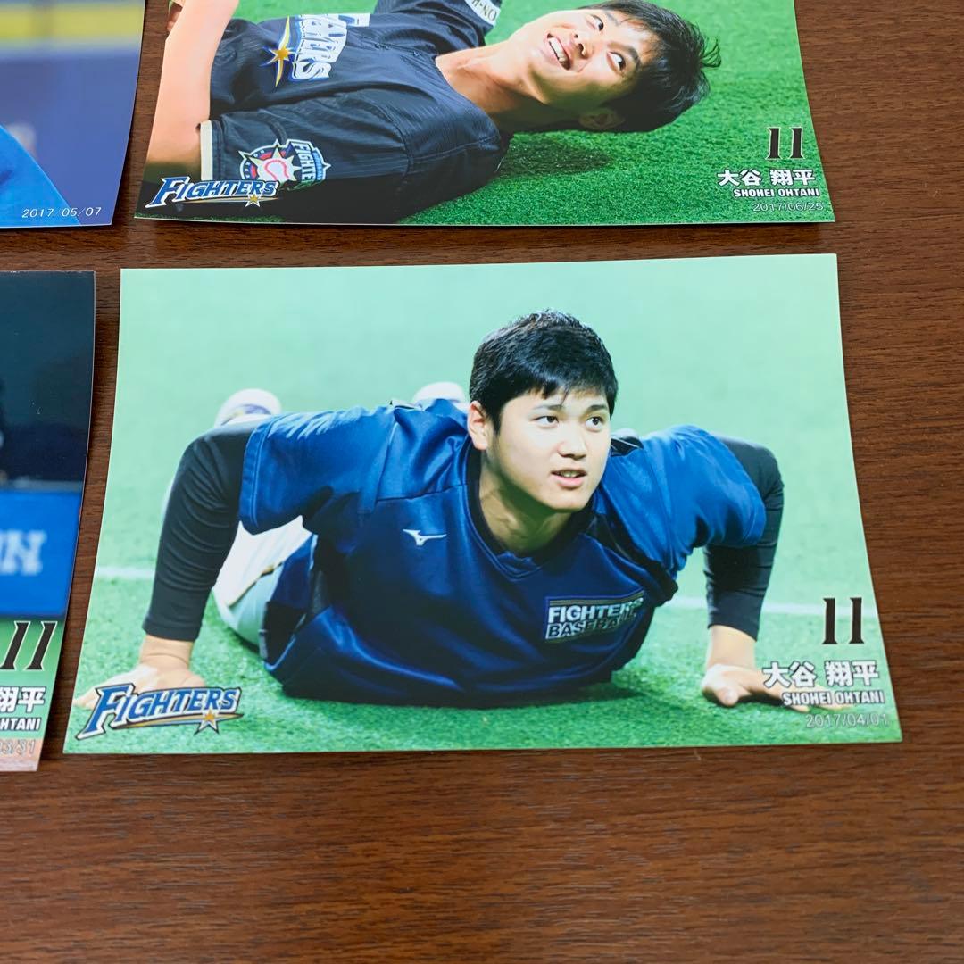 ❶　大谷翔平選手 2017年 ハイライトフォト 写真 横 10枚
