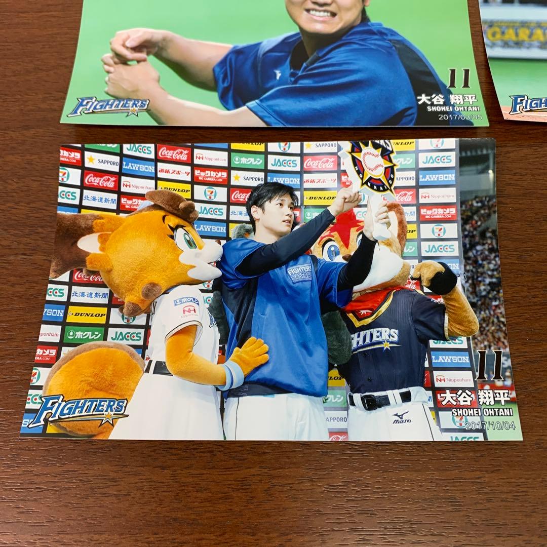 ❶　大谷翔平選手 2017年 ハイライトフォト 写真 横 10枚