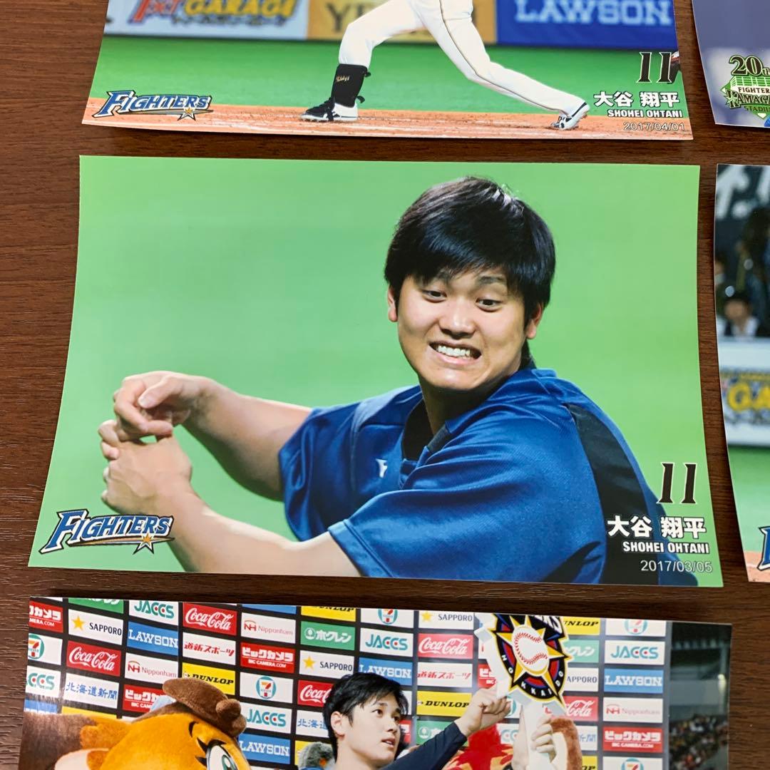 ❶　大谷翔平選手 2017年 ハイライトフォト 写真 横 10枚