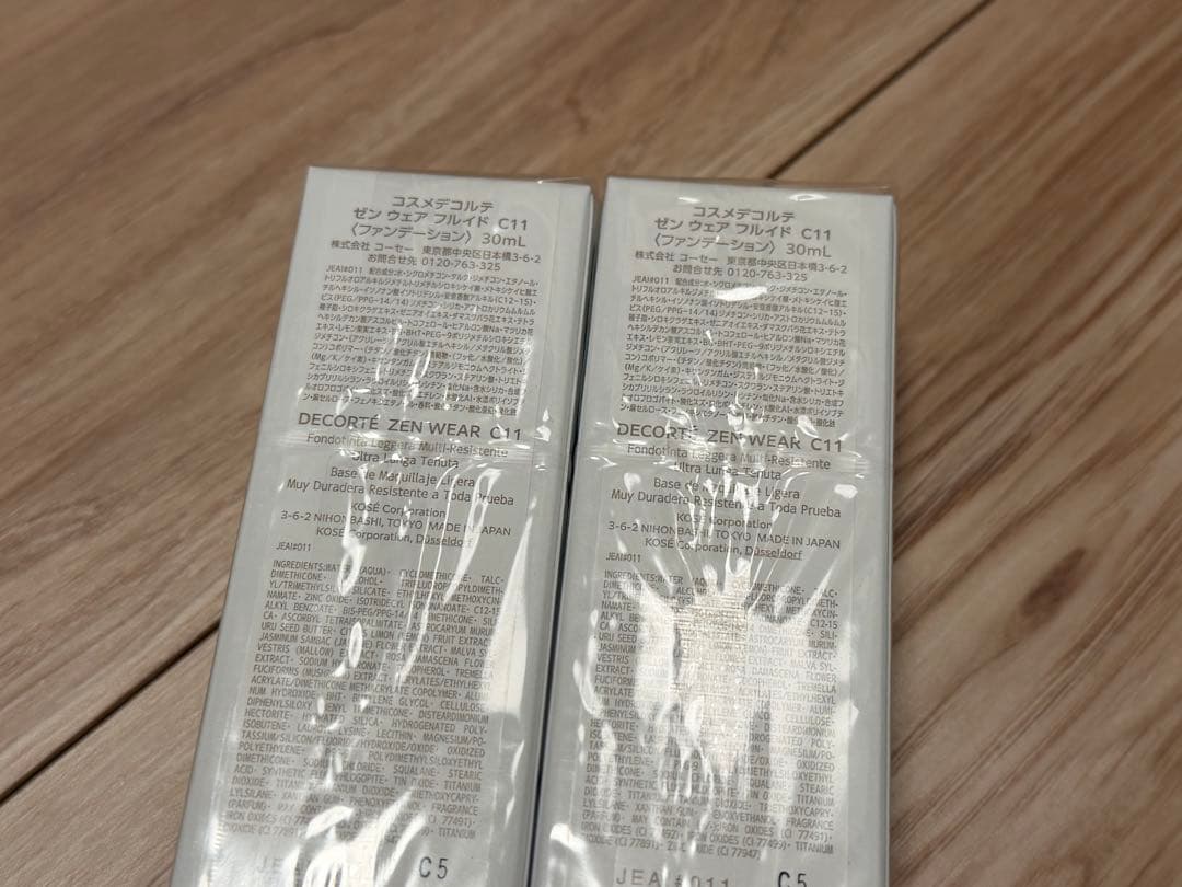 コスメデコルテ　ゼンウェアフルイド　30ml C11 ファンデーション