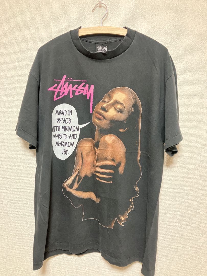 sade×STUSSY プリントT XLサイズUSA製 両面プリント 未使用