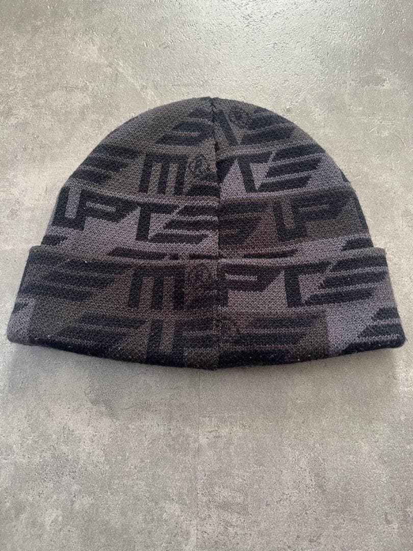 Supreme ビーニー　ニット帽　ブラック グレー 2022FW 希少モデル