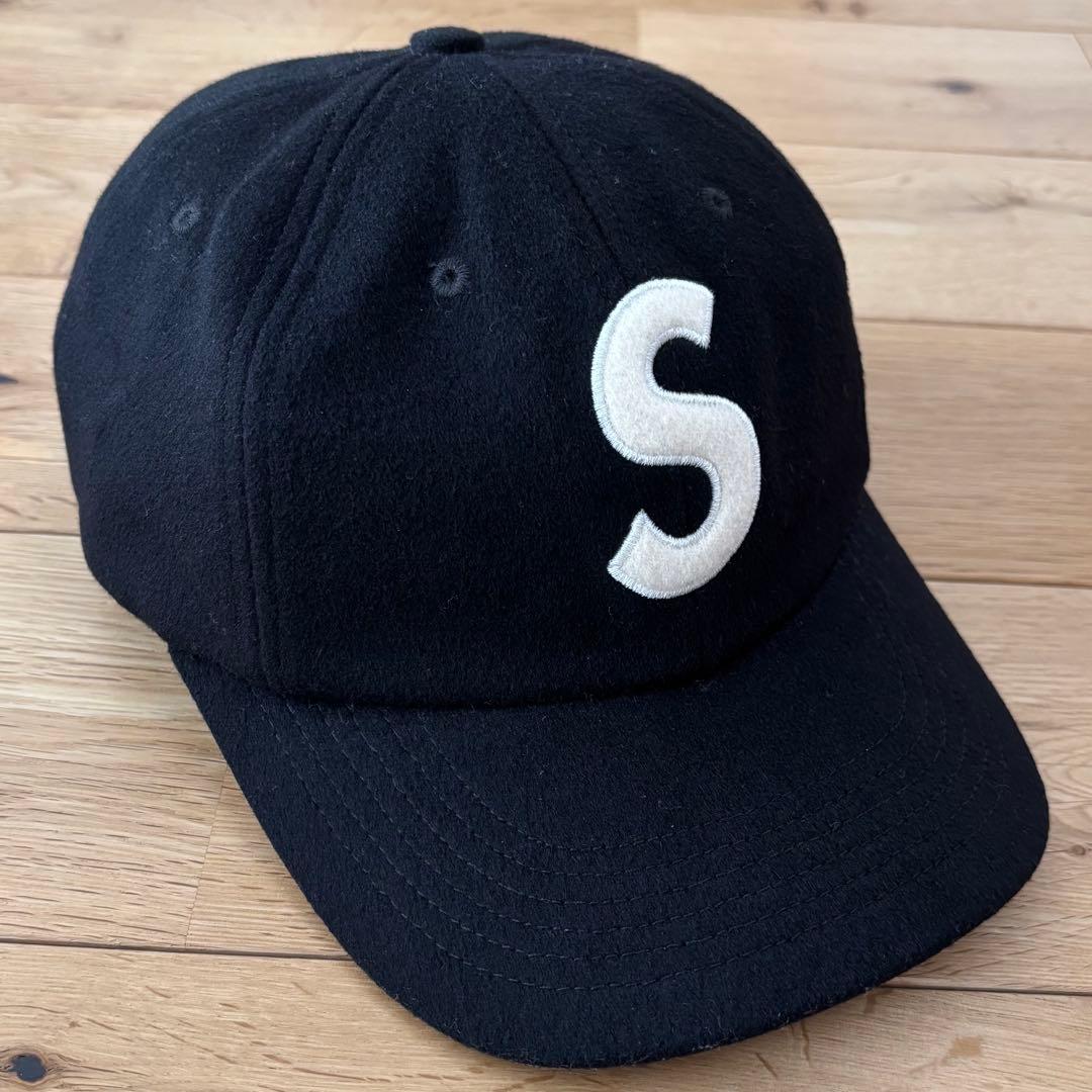 Supreme Lolo Piana Wool S Logo 6-Panel 黒