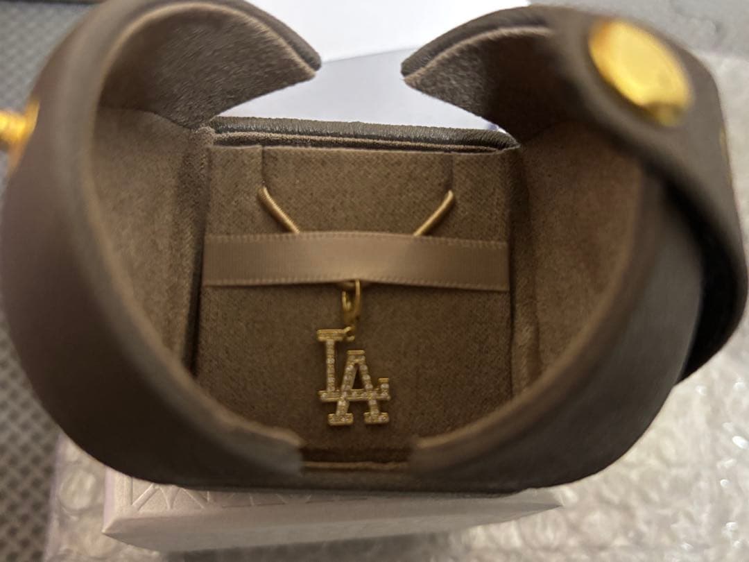 【早い者勝ち】ゆきざぎ×MLB LAドジャース モチーフ ネックレス