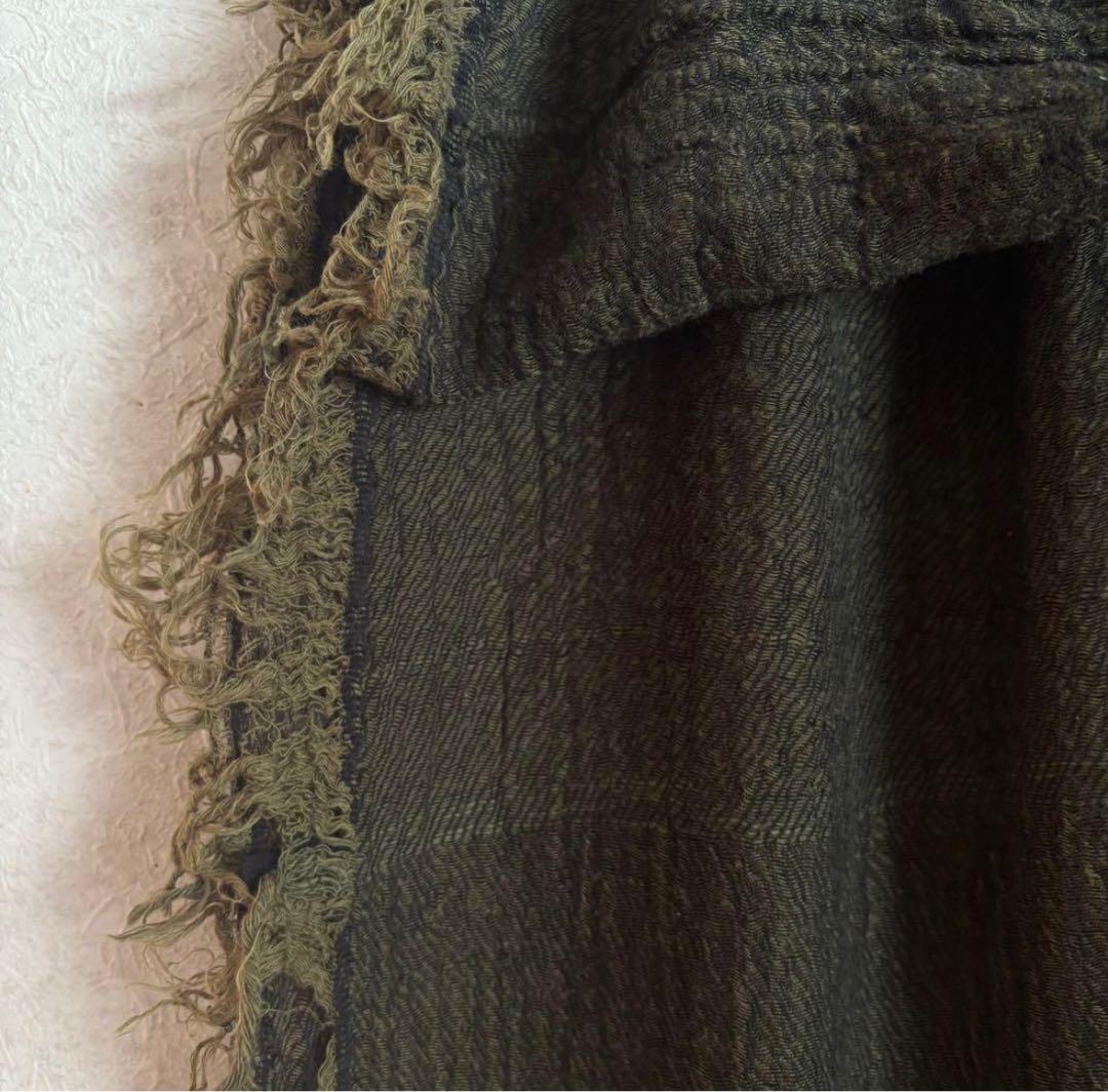 タマキニイメ　bacic cottonショール　BIG /31 KHAKI