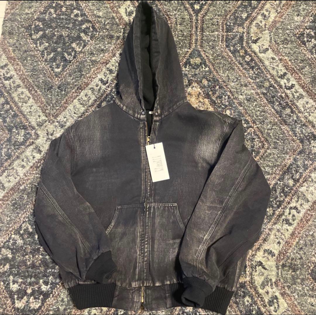 A.PRESSE Silk Linen Hooded Parka サイズ2