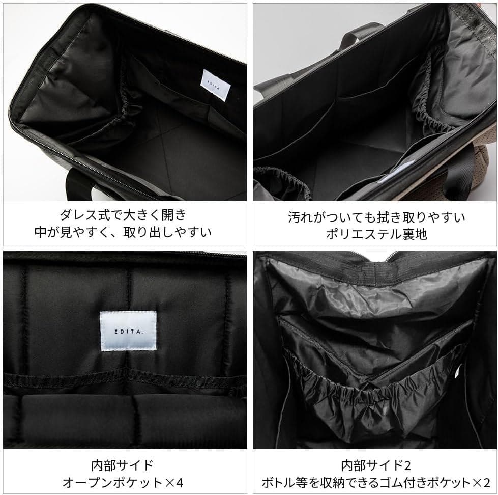 [エディータ] ボストンバッグ レディース ベージュ, L