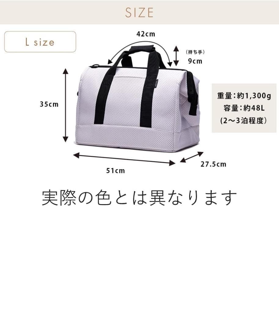[エディータ] ボストンバッグ レディース ベージュ, L