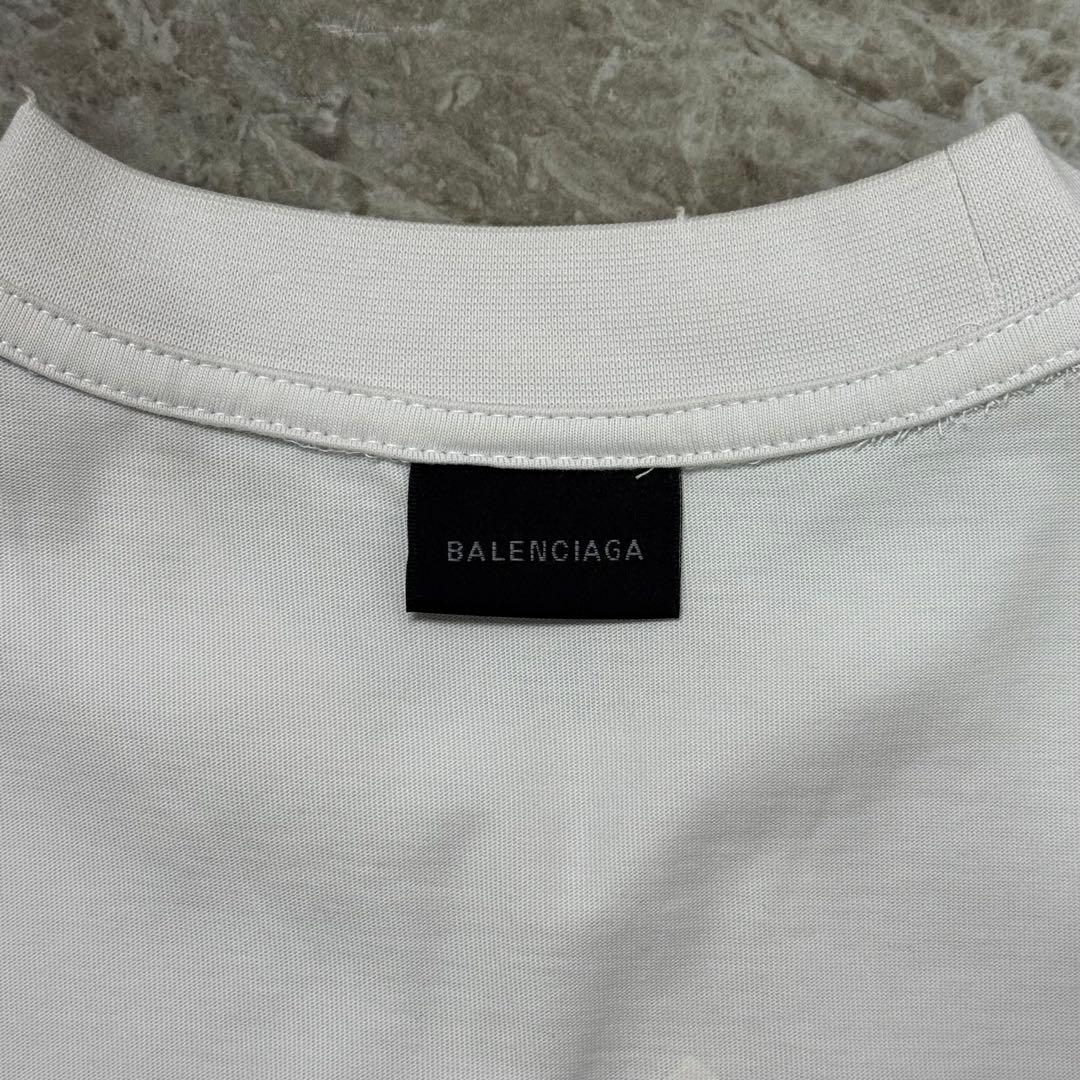 【交渉可】BALENCIAGA ロゴプリントTシャツ