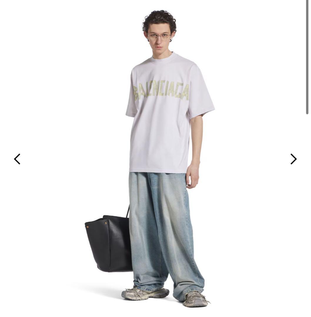 【交渉可】BALENCIAGA ロゴプリントTシャツ
