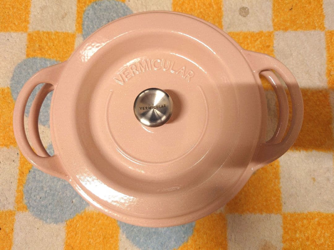 VERMICULAR オーブンポット1 22cm浅型 ピンクブック有