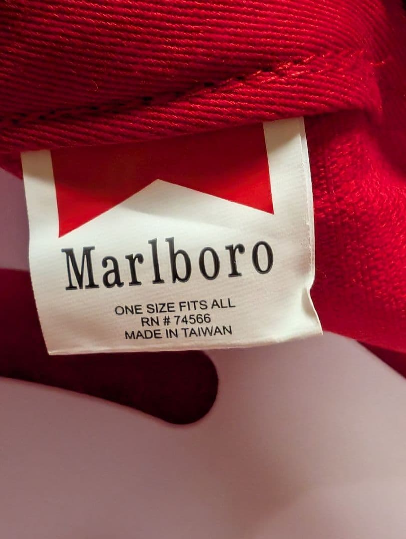 Marlboro コーデュロイ キャップ CAP 刺繍ロゴ マルボロ