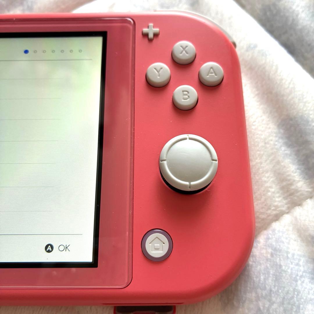 Nintendo Switch Lite ピンク 本体　SDカード　充電器有