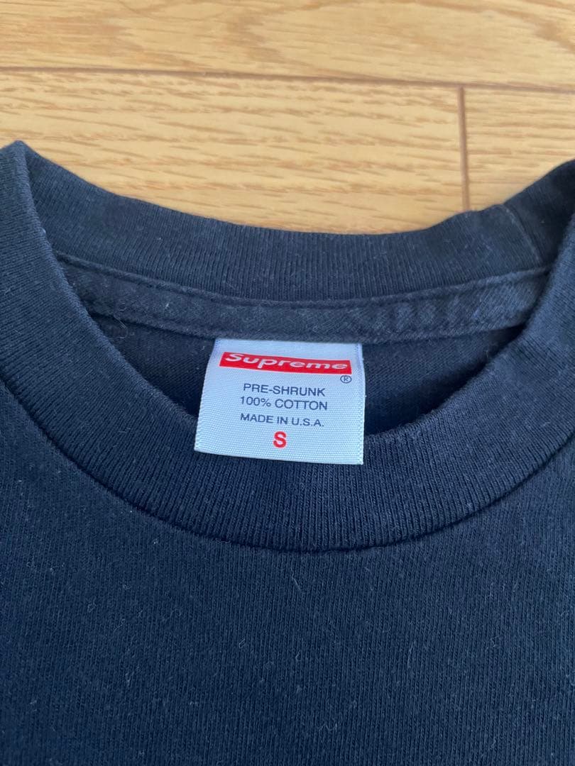 Supreme KAWS Chalk Logo Tee Black Sサイズ