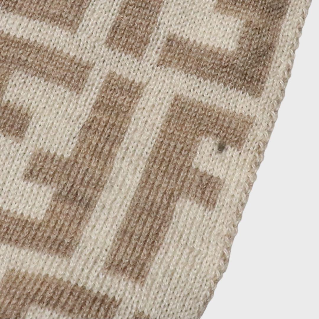 未使用★FENDI★FFロゴ マフラー★ズッカ柄★リバーシブル★総柄★男女兼用
