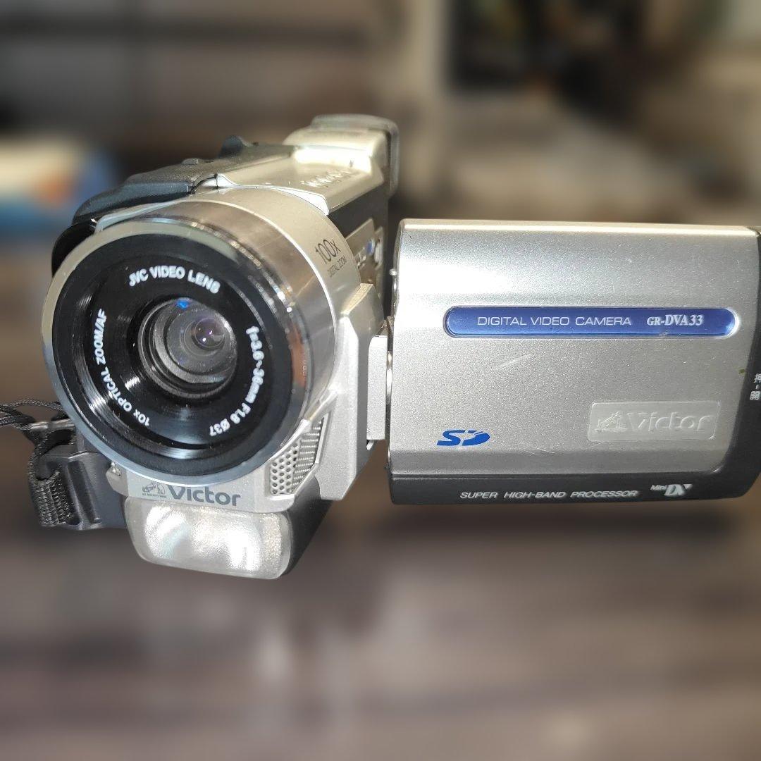 【動作確認済】Victor GR-DVA33K MiniDV ビデオカメラセット