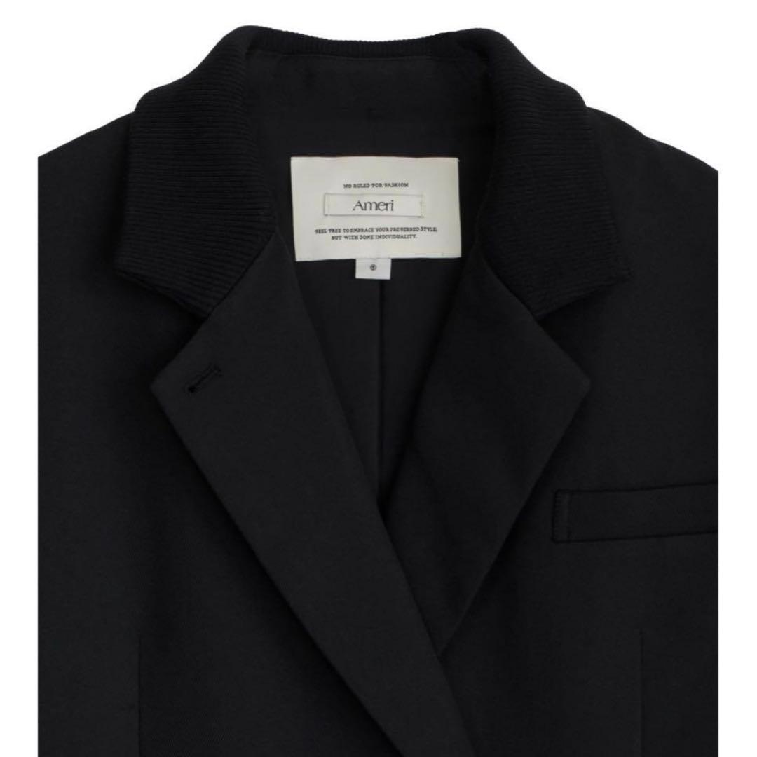 AMERI RIB SWITCHING OVER JACKETブラックF新品