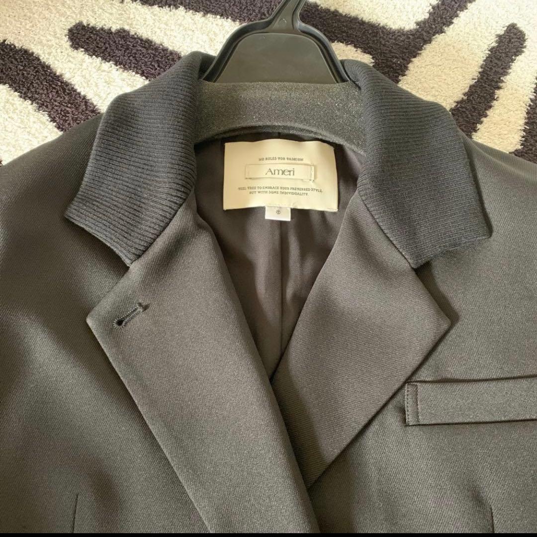 AMERI RIB SWITCHING OVER JACKETブラックF新品